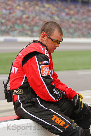 STP 400 Sprint Cup Series Race @ Kansas Speedway April 21, 2013