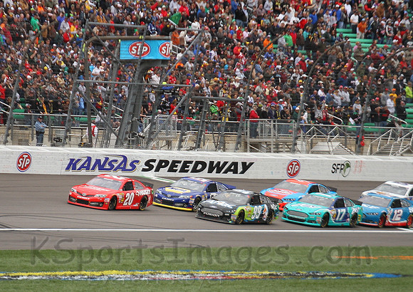 STP 400 Sprint Cup Series Race @ Kansas Speedway April 21, 2013