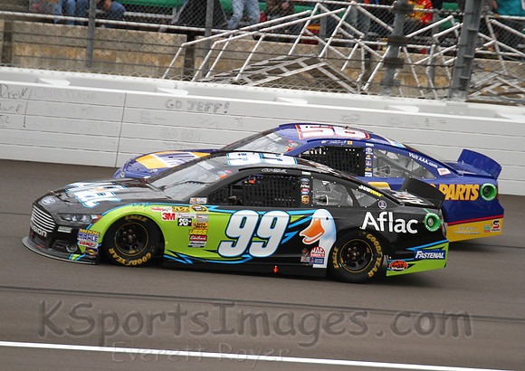 STP 400 Sprint Cup Series Race @ Kansas Speedway April 21, 2013