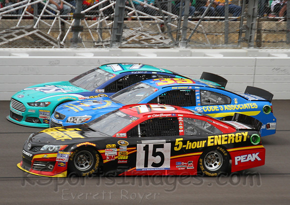 STP 400 Sprint Cup Series Race @ Kansas Speedway April 21, 2013