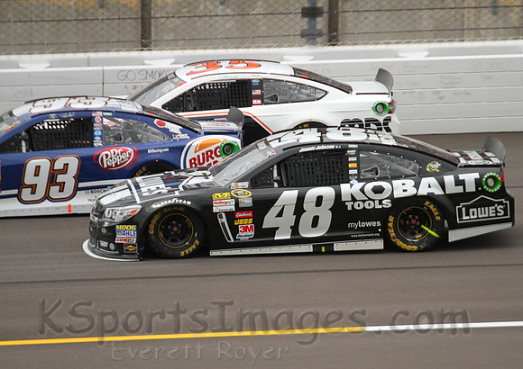 STP 400 Sprint Cup Series Race @ Kansas Speedway April 21, 2013