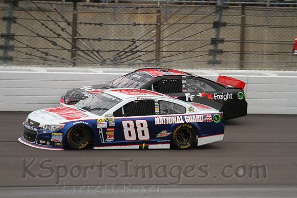 STP 400 Sprint Cup Series Race @ Kansas Speedway April 21, 2013