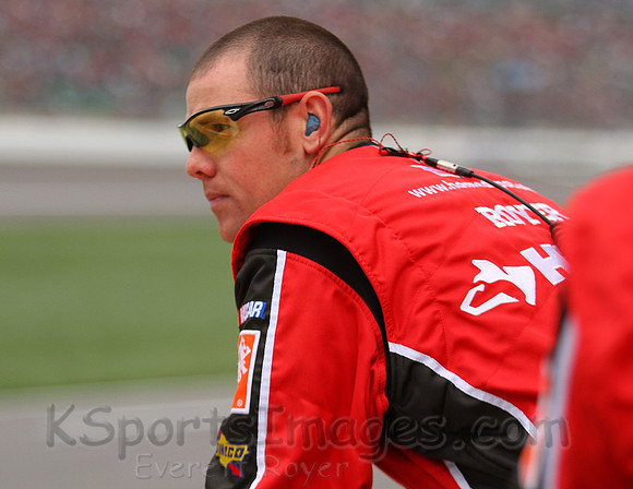 STP 400 Sprint Cup Series Race @ Kansas Speedway April 21, 2013