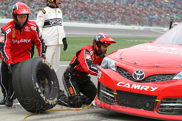 STP 400 Sprint Cup Series Race @ Kansas Speedway April 21, 2013