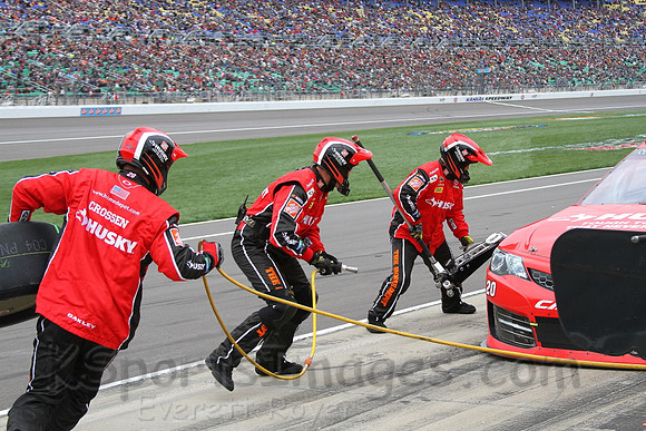 STP 400 Sprint Cup Series Race @ Kansas Speedway April 21, 2013