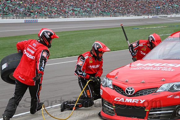 STP 400 Sprint Cup Series Race @ Kansas Speedway April 21, 2013