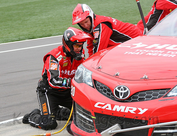 STP 400 Sprint Cup Series Race @ Kansas Speedway April 21, 2013