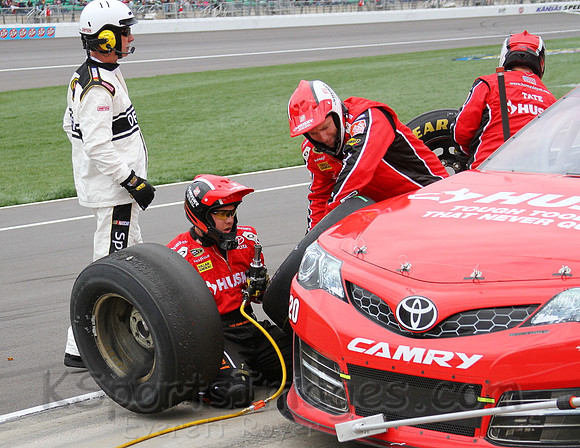 STP 400 Sprint Cup Series Race @ Kansas Speedway April 21, 2013