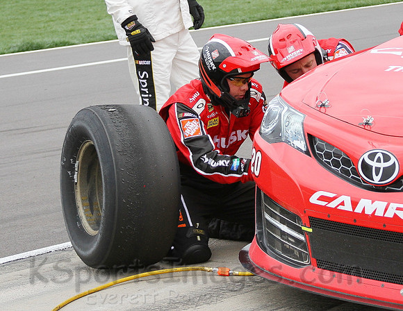 STP 400 Sprint Cup Series Race @ Kansas Speedway April 21, 2013