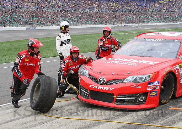 STP 400 Sprint Cup Series Race @ Kansas Speedway April 21, 2013
