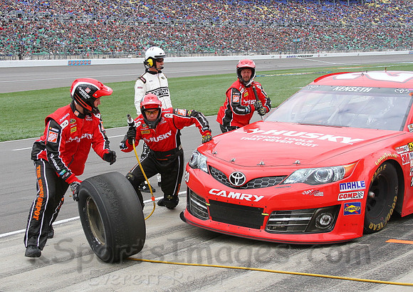STP 400 Sprint Cup Series Race @ Kansas Speedway April 21, 2013