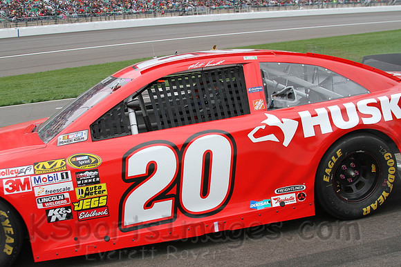 STP 400 Sprint Cup Series Race @ Kansas Speedway April 21, 2013