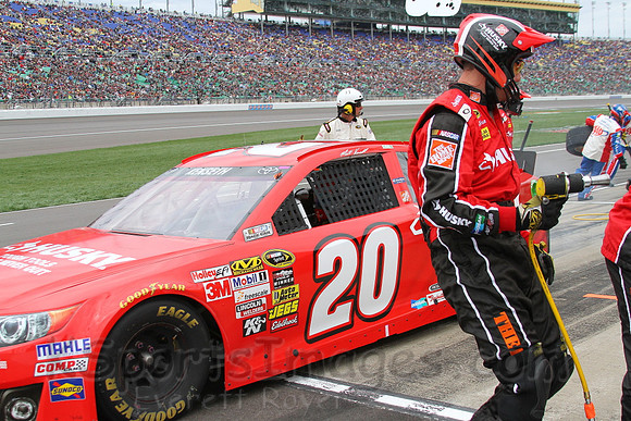 STP 400 Sprint Cup Series Race @ Kansas Speedway April 21, 2013