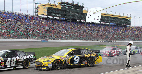 STP 400 Sprint Cup Series Race @ Kansas Speedway April 21, 2013