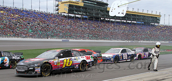 STP 400 Sprint Cup Series Race @ Kansas Speedway April 21, 2013