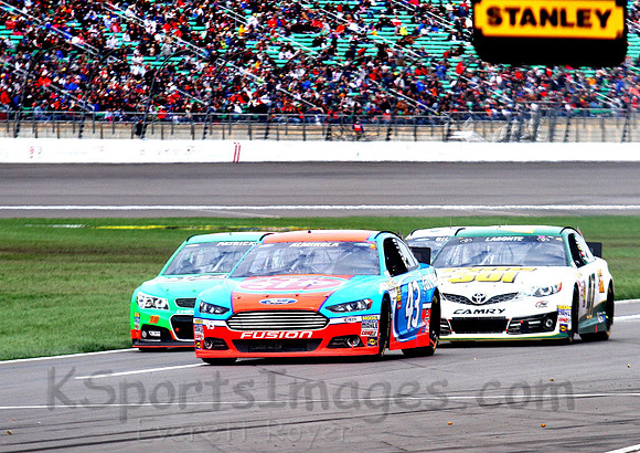 STP 400 Sprint Cup Series Race @ Kansas Speedway April 21, 2013