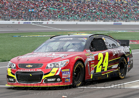 STP 400 Sprint Cup Series Race @ Kansas Speedway April 21, 2013