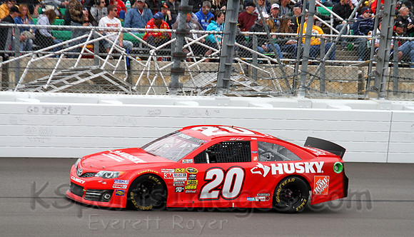 STP 400 Sprint Cup Series Race @ Kansas Speedway April 21, 2013