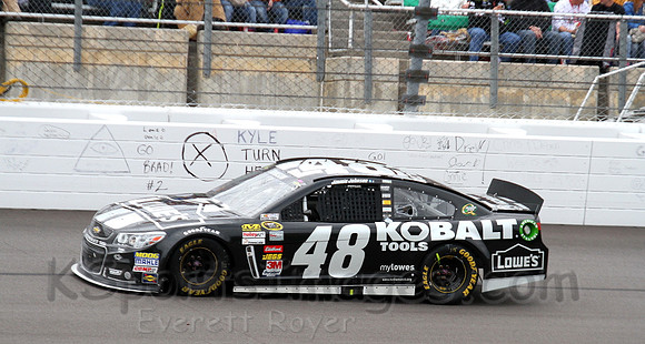 STP 400 Sprint Cup Series Race @ Kansas Speedway April 21, 2013