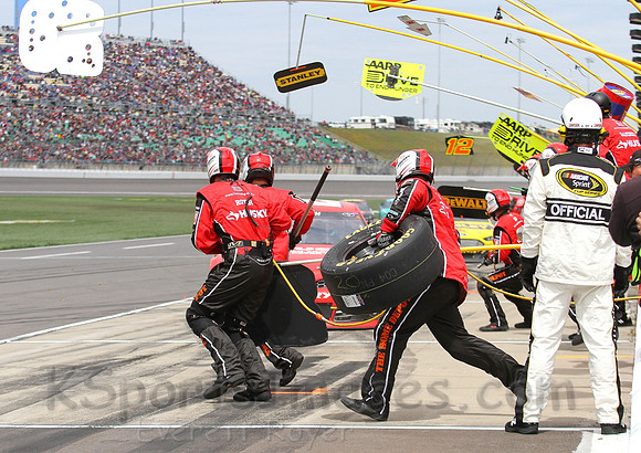STP 400 Sprint Cup Series Race @ Kansas Speedway April 21, 2013