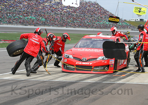 STP 400 Sprint Cup Series Race @ Kansas Speedway April 21, 2013