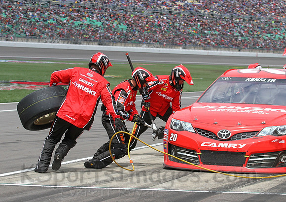 STP 400 Sprint Cup Series Race @ Kansas Speedway April 21, 2013