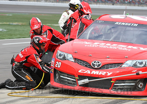 STP 400 Sprint Cup Series Race @ Kansas Speedway April 21, 2013