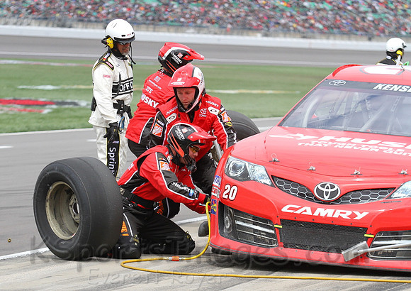 STP 400 Sprint Cup Series Race @ Kansas Speedway April 21, 2013