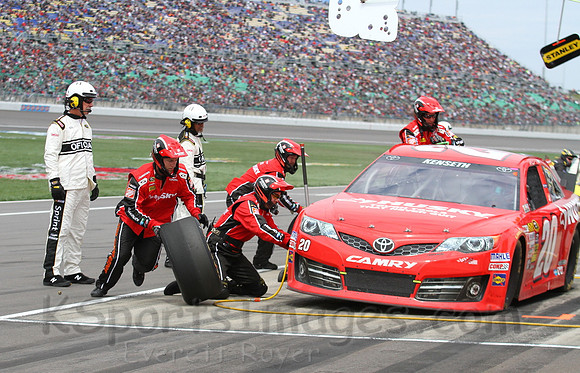 STP 400 Sprint Cup Series Race @ Kansas Speedway April 21, 2013