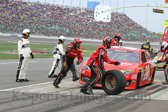 STP 400 Sprint Cup Series Race @ Kansas Speedway April 21, 2013