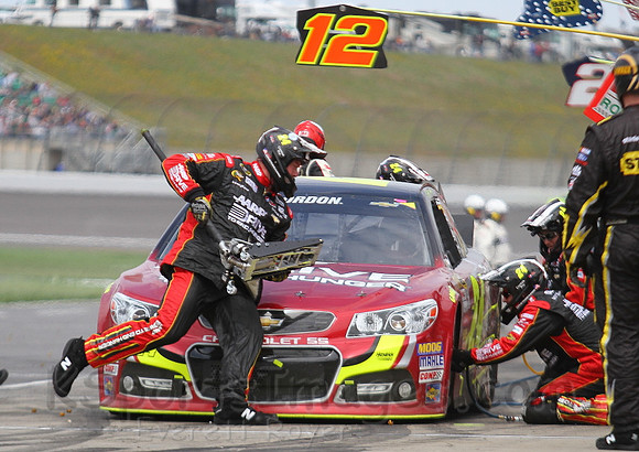 STP 400 Sprint Cup Series Race @ Kansas Speedway April 21, 2013