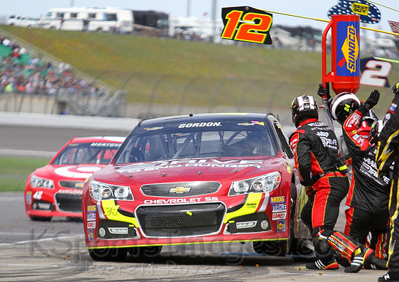STP 400 Sprint Cup Series Race @ Kansas Speedway April 21, 2013