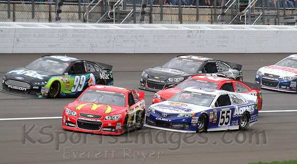 STP 400 Sprint Cup Series Race @ Kansas Speedway April 21, 2013