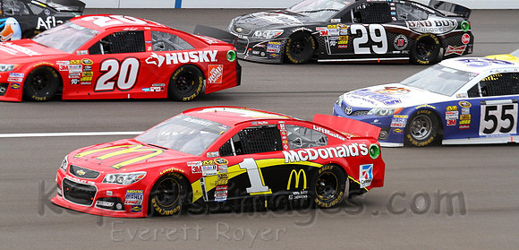 STP 400 Sprint Cup Series Race @ Kansas Speedway April 21, 2013