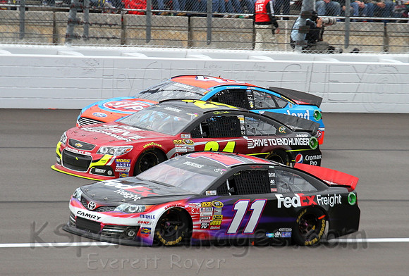 STP 400 Sprint Cup Series Race @ Kansas Speedway April 21, 2013