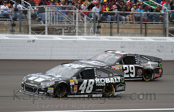 STP 400 Sprint Cup Series Race @ Kansas Speedway April 21, 2013
