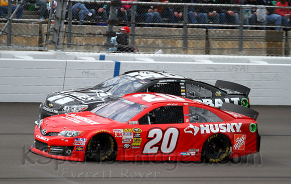 STP 400 Sprint Cup Series Race @ Kansas Speedway April 21, 2013