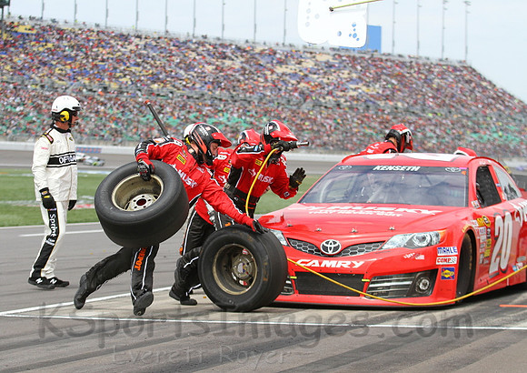 STP 400 Sprint Cup Series Race @ Kansas Speedway April 21, 2013