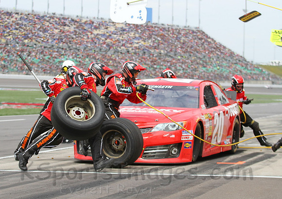STP 400 Sprint Cup Series Race @ Kansas Speedway April 21, 2013