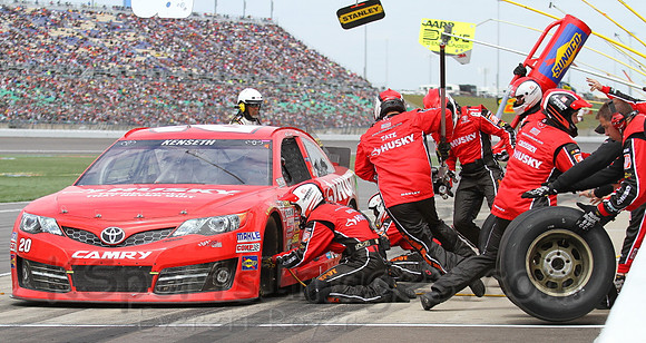 STP 400 Sprint Cup Series Race @ Kansas Speedway April 21, 2013