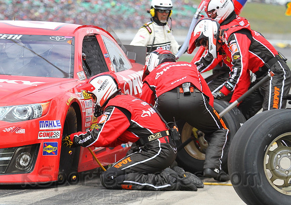 STP 400 Sprint Cup Series Race @ Kansas Speedway April 21, 2013