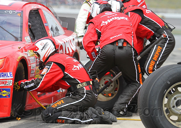 STP 400 Sprint Cup Series Race @ Kansas Speedway April 21, 2013