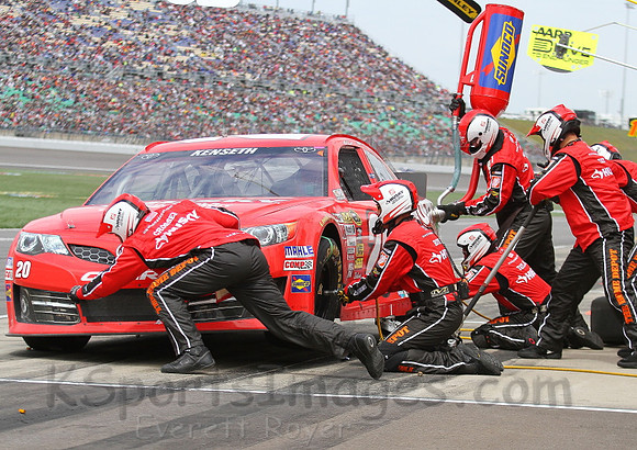 STP 400 Sprint Cup Series Race @ Kansas Speedway April 21, 2013
