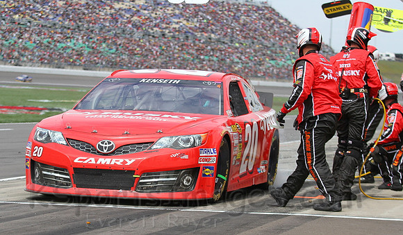 STP 400 Sprint Cup Series Race @ Kansas Speedway April 21, 2013