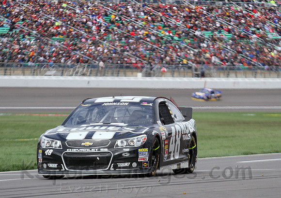 STP 400 Sprint Cup Series Race @ Kansas Speedway April 21, 2013