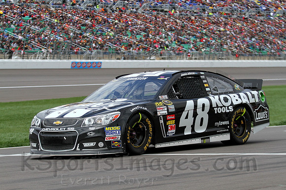 STP 400 Sprint Cup Series Race @ Kansas Speedway April 21, 2013