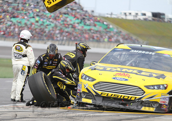 STP 400 Sprint Cup Series Race @ Kansas Speedway April 21, 2013