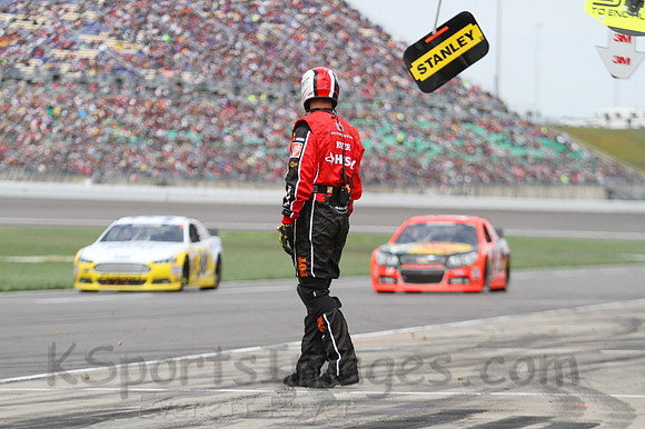 STP 400 Sprint Cup Series Race @ Kansas Speedway April 21, 2013