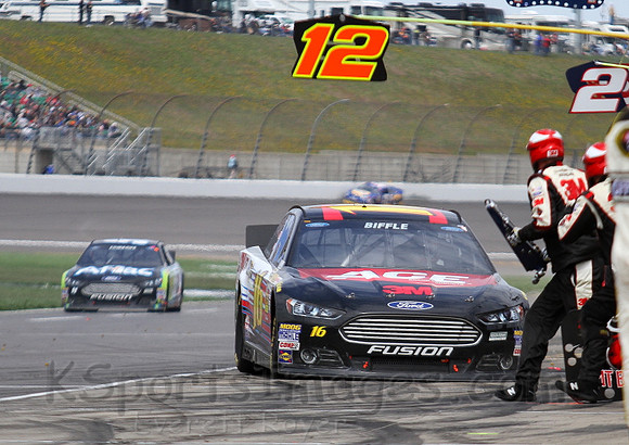 STP 400 Sprint Cup Series Race @ Kansas Speedway April 21, 2013