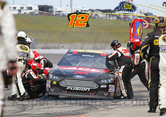 STP 400 Sprint Cup Series Race @ Kansas Speedway April 21, 2013